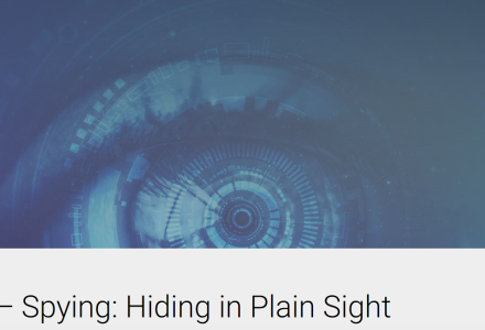 Spying: Hiding in Plain Sight 